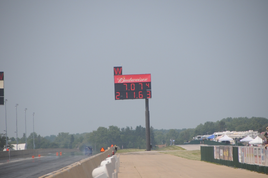 Bill Mellott 7074 at 21163 mph at Norwalk 2014