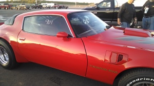 Michael Vaughn 1979 Pontiac Trans Am at the track