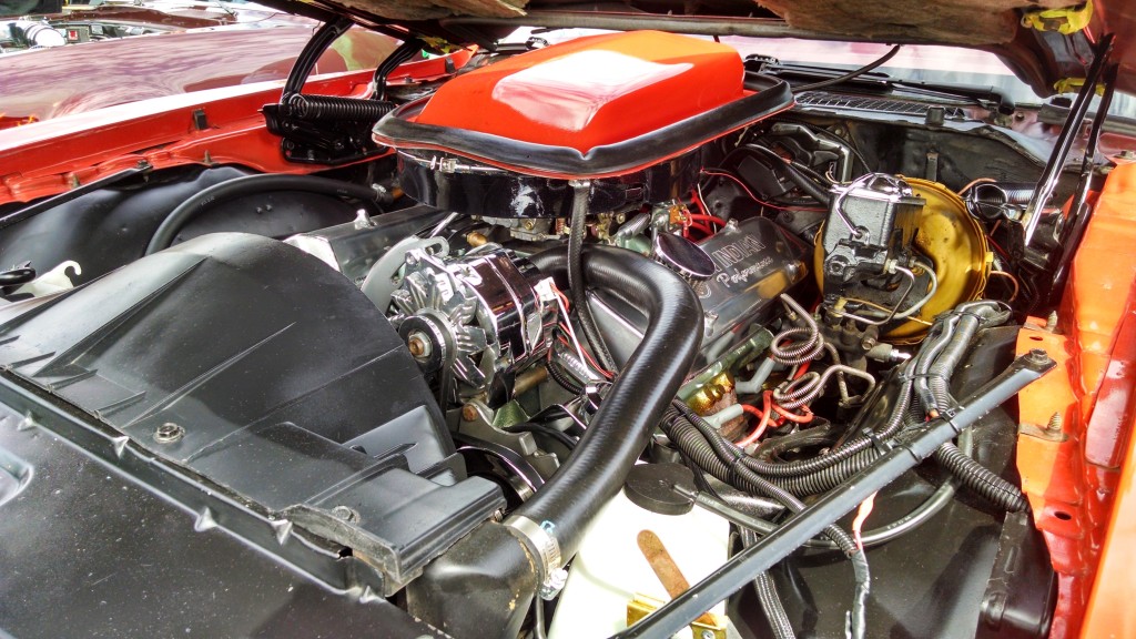 Michael Vaughn 1979 Pontiac Trans Am engine